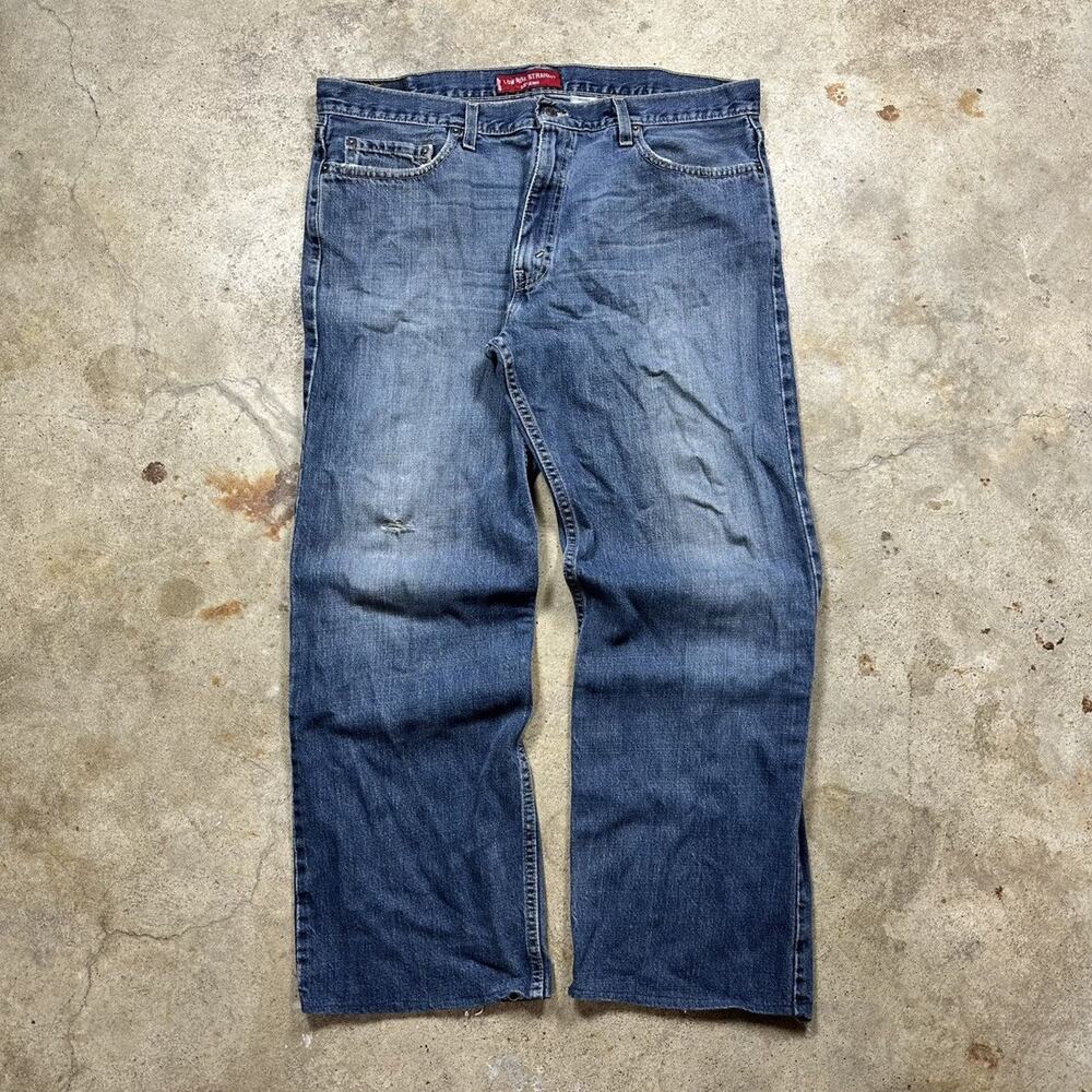 VTG Y2K Levi’s 529 Low Rise Straight Baggy Denim Jeans Size 38x29
